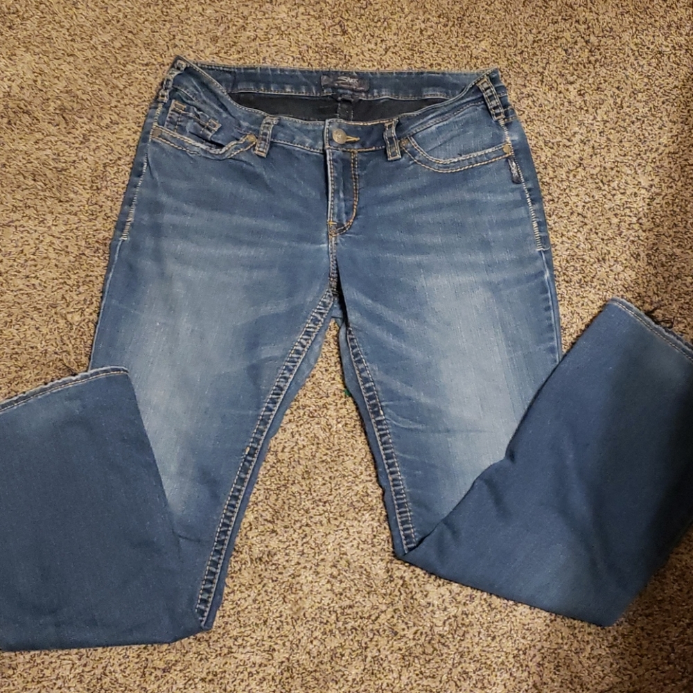 Sz 14 silver jeans suki